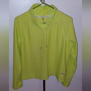 Calvin Klein Neon Yellow Green Shirt SizeMedium NWOT